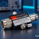 N-type coaxial surge protector with CentronRF watermark